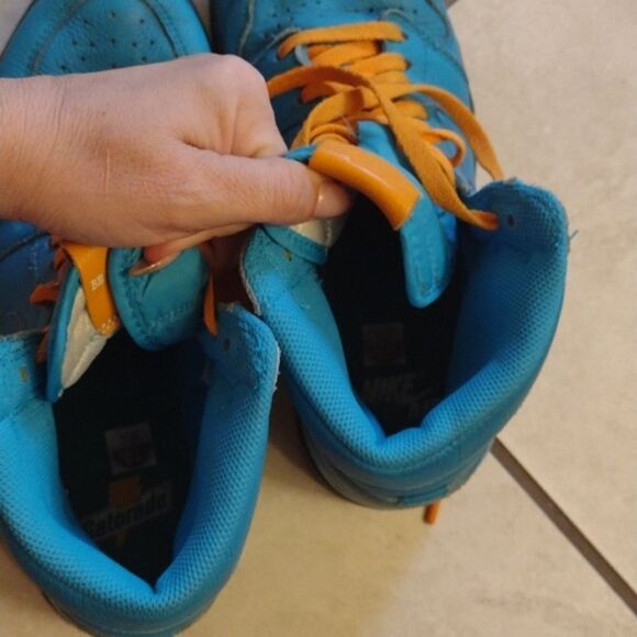 Rare Air Jordan 1 Retro High Top Sneaker Gatorade Blue Lagoon size 8.5 - Picture 7 of 14